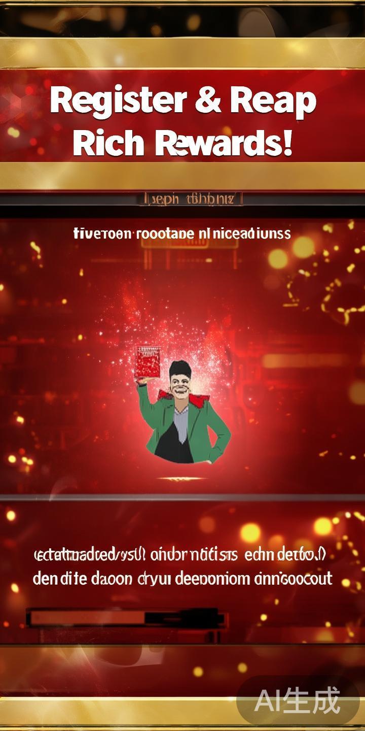 注册福利：新用户首次注册即可获得丰厚的彩金奖励，通