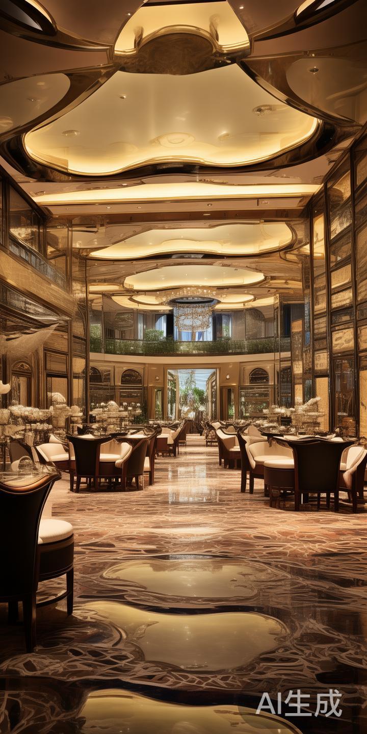 走进澳门新葡京，迎接您的是一片豪华气息弥漫的空间。