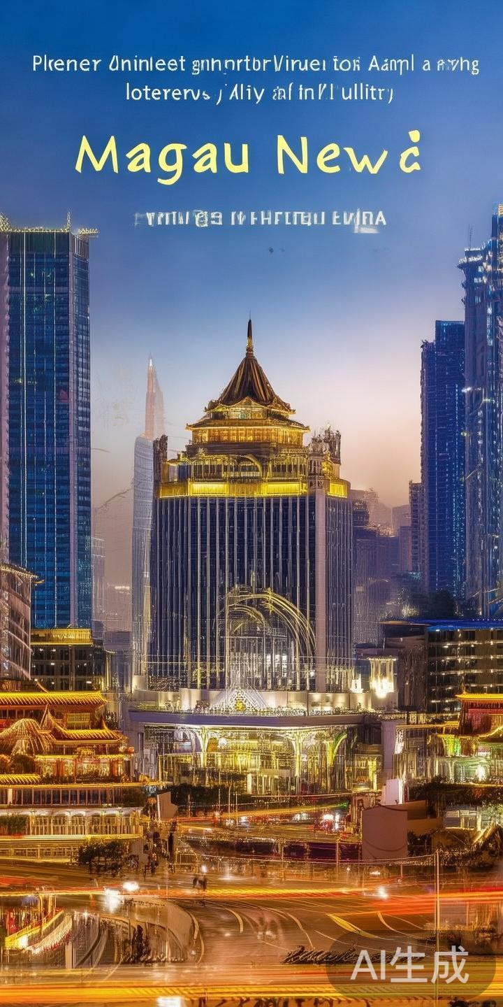 澳门新葡京:融合传统文化与现代奢华的顶级娱乐休闲体验 在繁华的澳门,这座以丰富的历史文化和现代化发展闻名